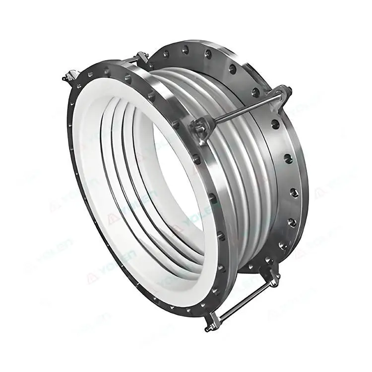 Компенсатор с фторированной футеровкой из нержавеющей стали